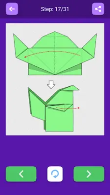 Origami Dinosaurs And Dragons android App screenshot 1