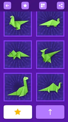 Origami Dinosaurs And Dragons android App screenshot 4